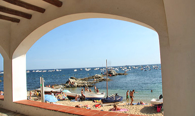 Platja de les barques, Calella de Palafrugell